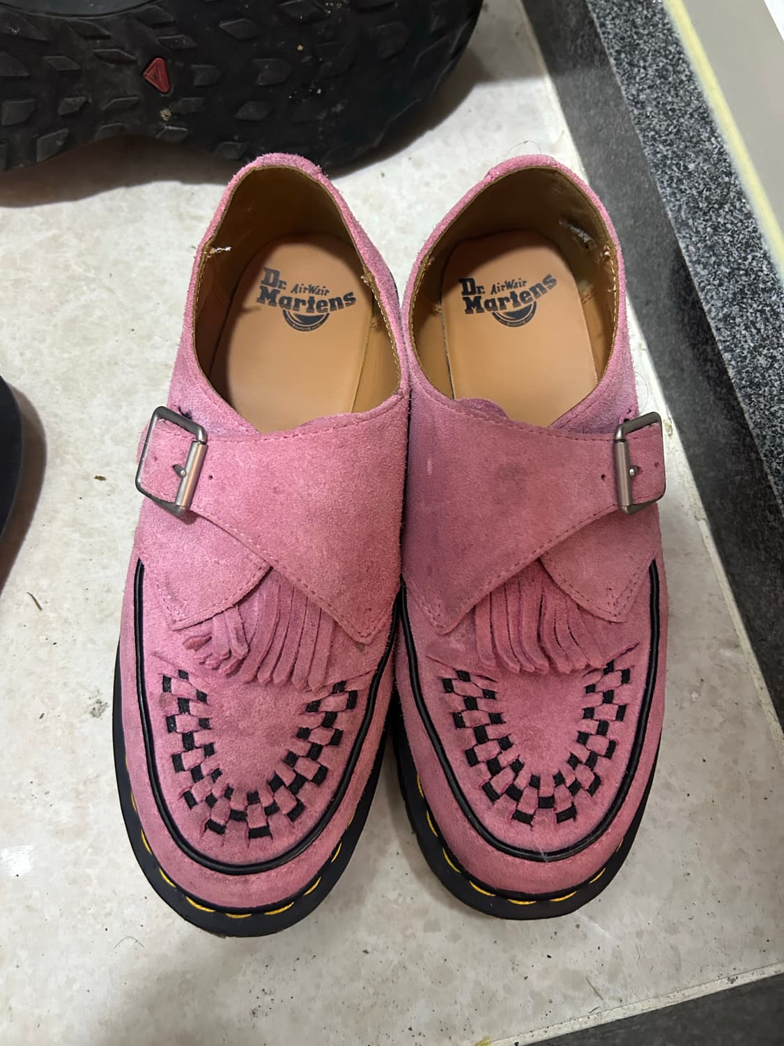 닥터마틴 램지 몽크 스웨이드 핑크 상품이미지1