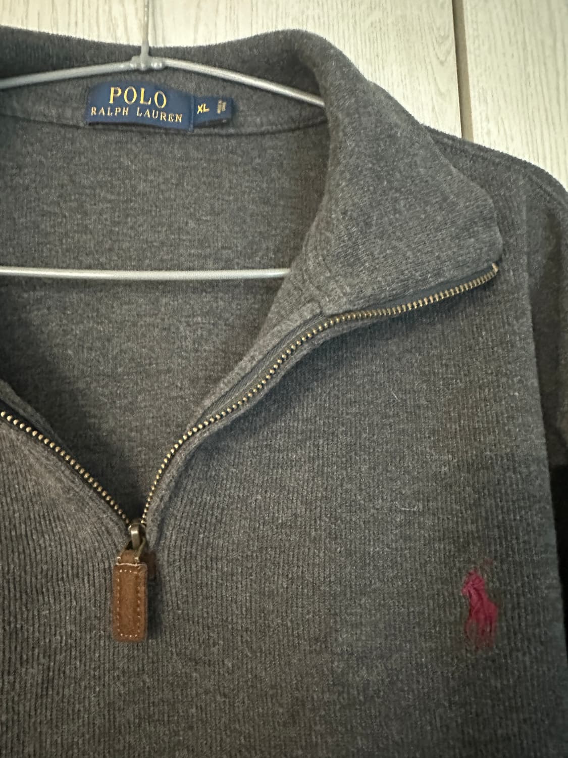 폴로 랄프로렌 하프집업 XL 회색 상품이미지2