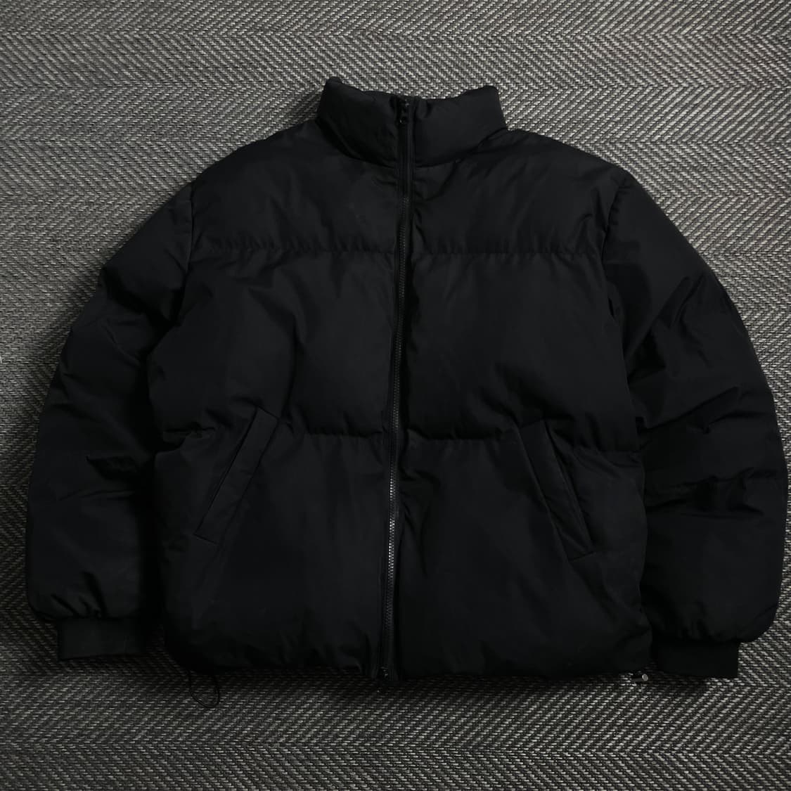 무드인사이드 미니멀 푸퍼 패딩 점퍼 블랙 y 4025 상품이미지2