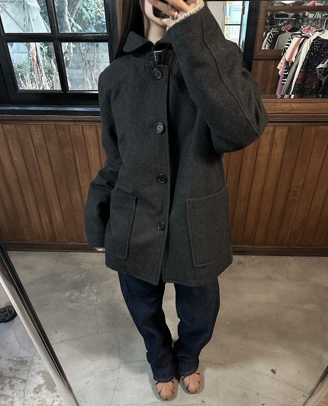 TOMMY HILFIGER high neck quilted coat 상품이미지3