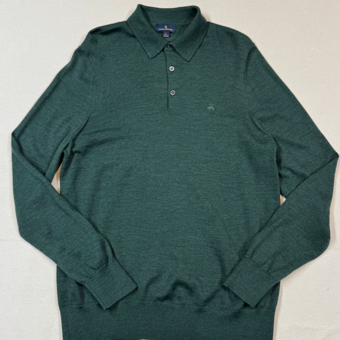 L) 브룩스브라더스 메리노울 카라 니트 상품이미지2