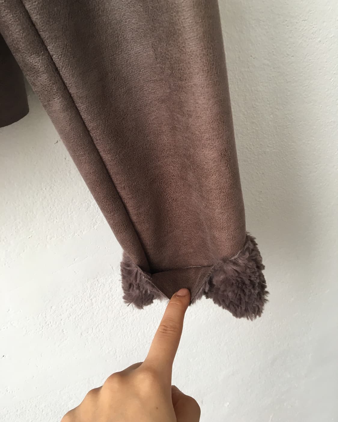 Fake fur layered mustang 상품이미지3