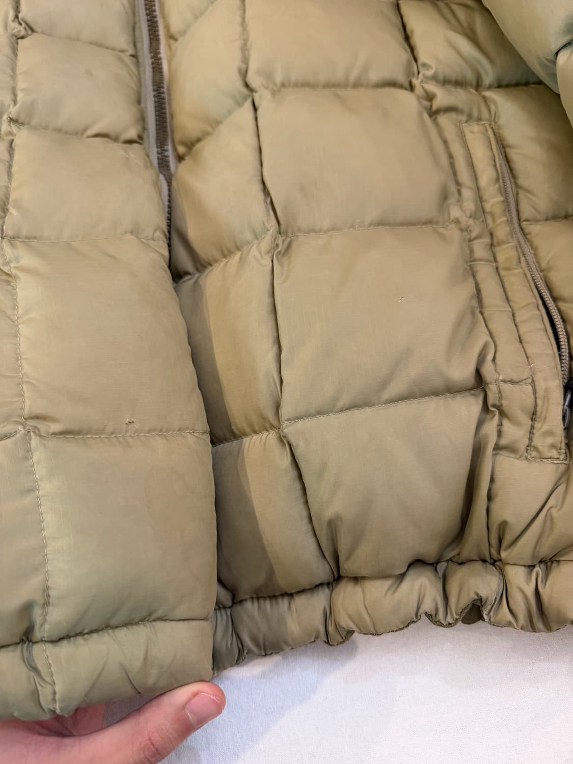 00s 나이키 ACG 아카이브 리버시블 다운 패딩 카키 상품이미지4