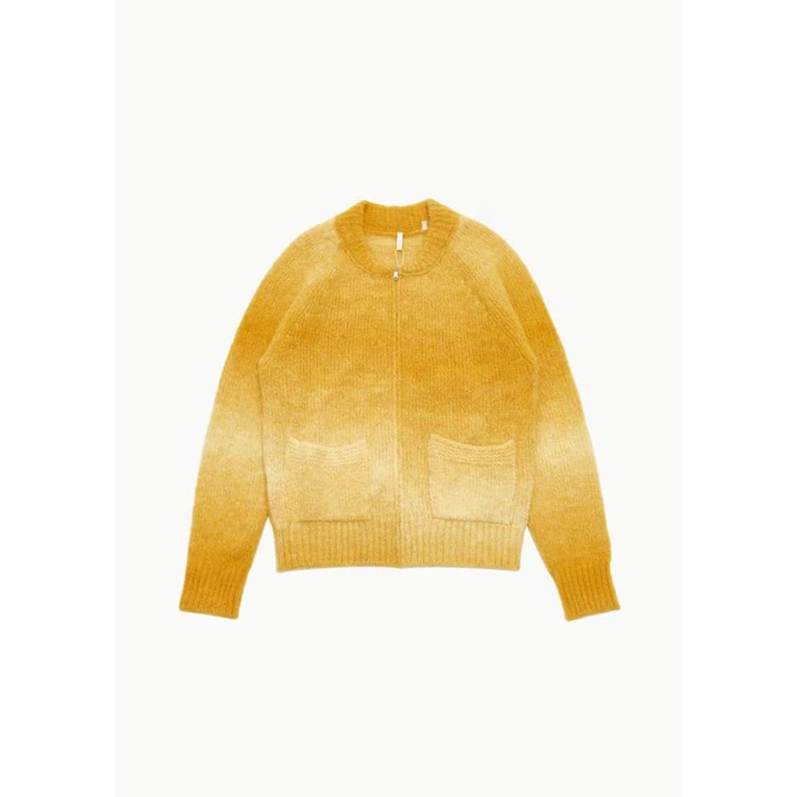 (M) sunflower 선플라워 옴브레 니트 가디건 집 옐로우 상품이미지1