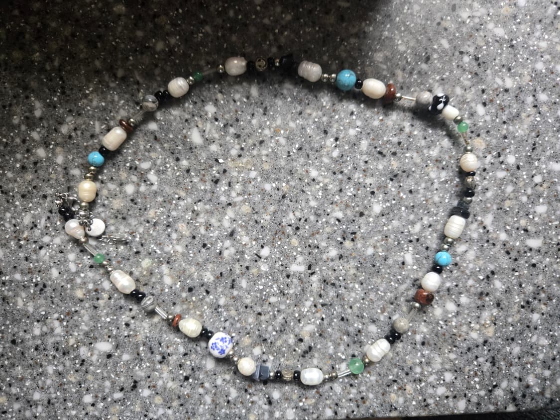 런디에스 멀티 비즈 넥크리스 03 상품이미지2