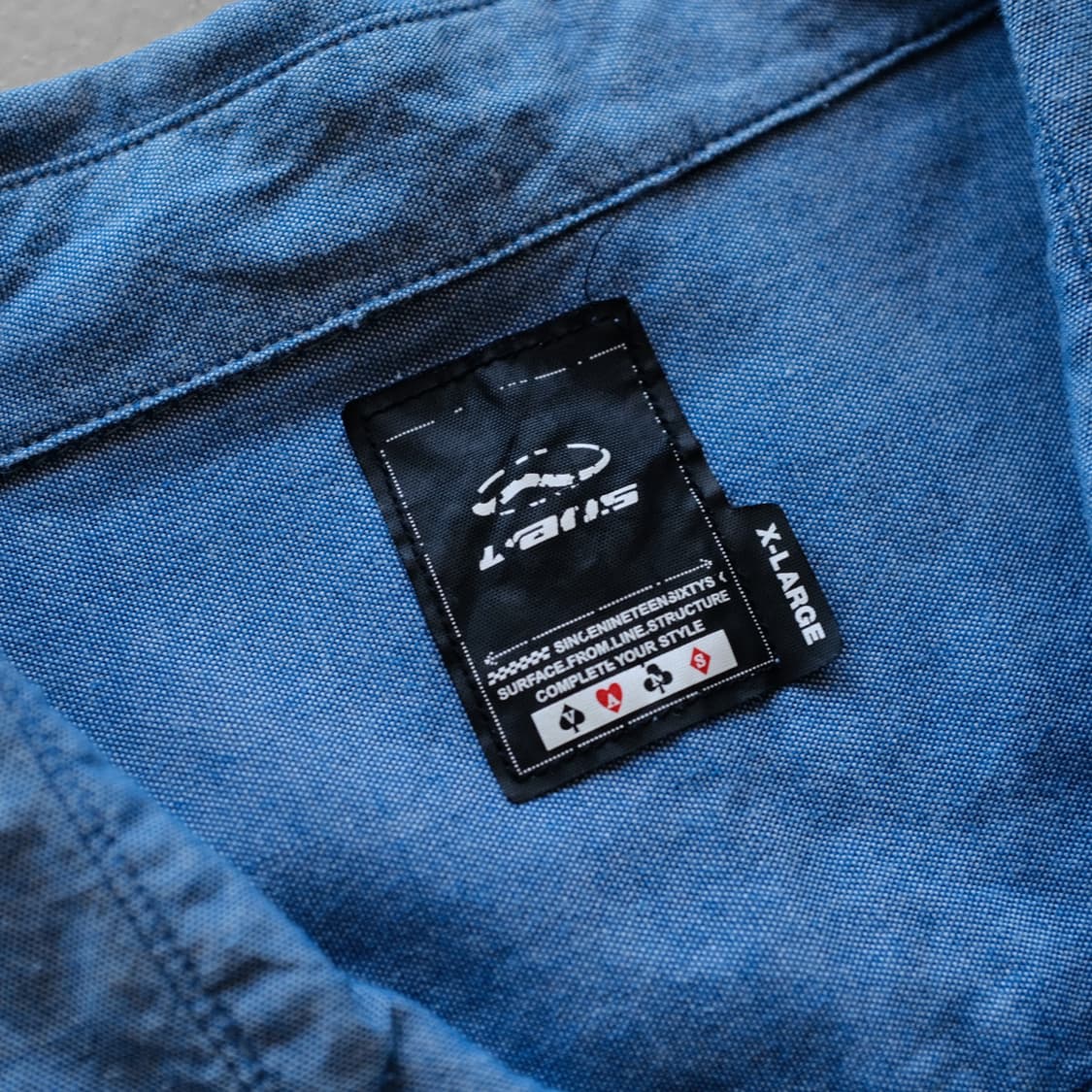 2000’s Vans Chambray Argyle Shirt 상품이미지3