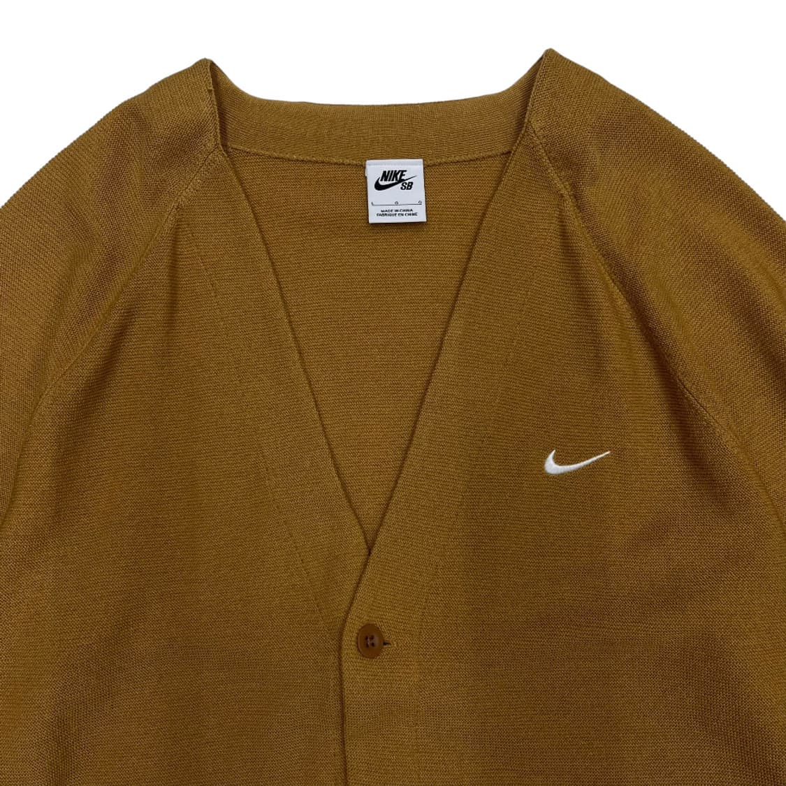 나이키 스우시 머스타드 가디건 L 상품이미지4