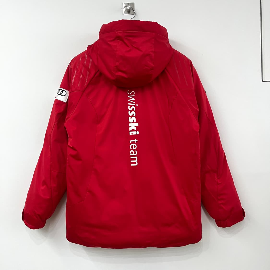 데상트 아우디 스위스 스키팀 헤비 덕다운 패딩 점퍼 상품이미지3