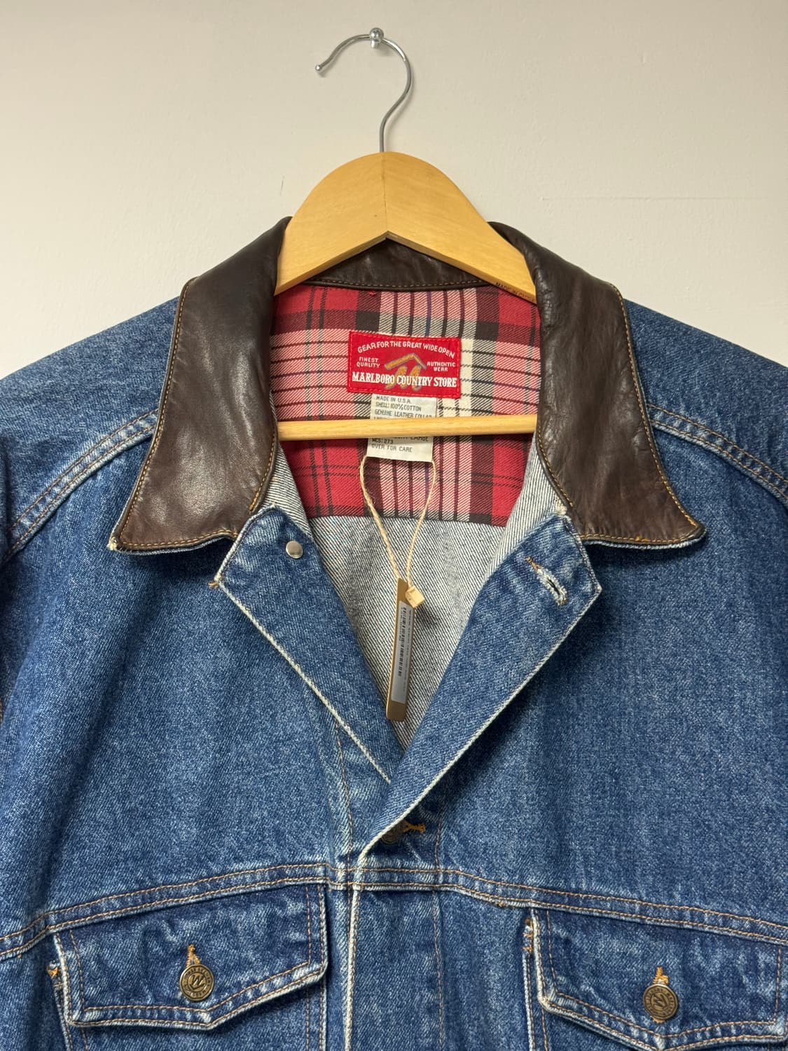 말보로 컨트리 데님자켓 90s XXL 상품이미지3