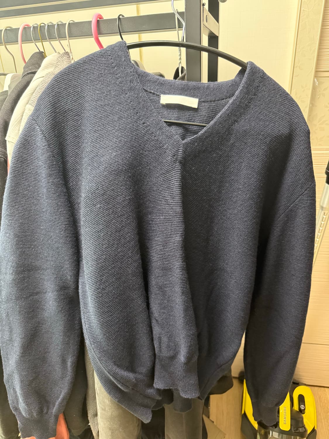 Aieul Dv knit 네이비 상품이미지2