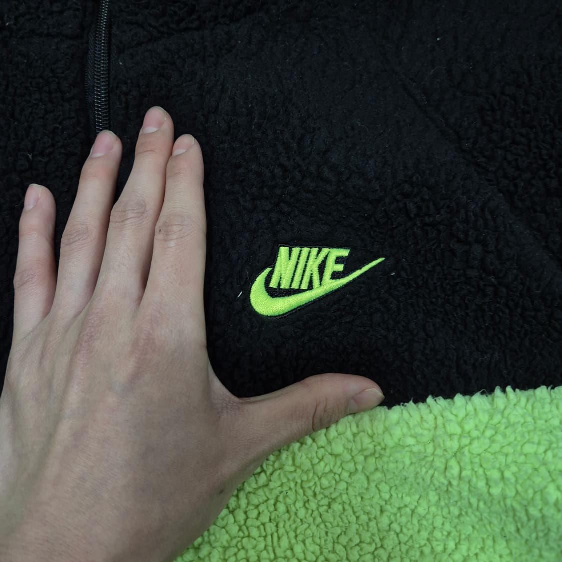 나이키 빅스우시 리버시블 뽀글이 후리스 자켓 XL(105) 상품이미지4