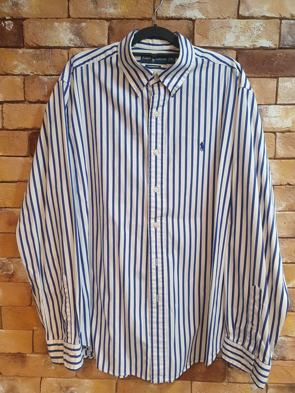랄프로렌 클래식핏 스트라이프 셔츠 XL 상품이미지1