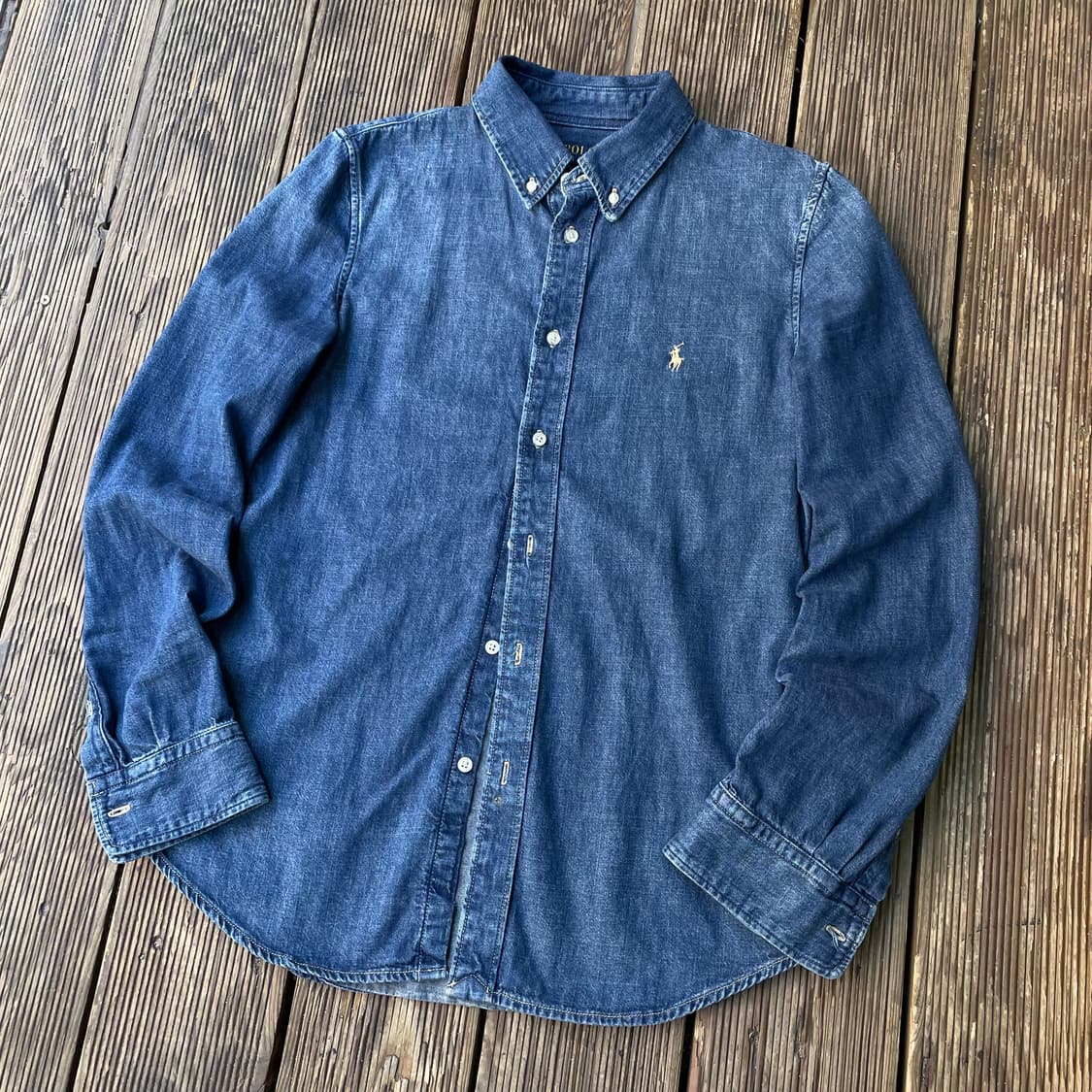 폴로 신형 인디고 데님 셔츠 상품이미지1