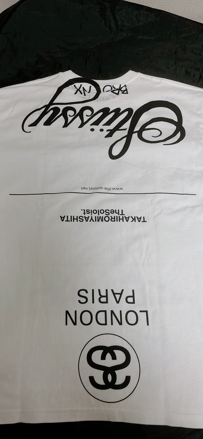 [L] 스투시 x 솔로이스트 40주년 반팔 티셔츠 상품이미지5