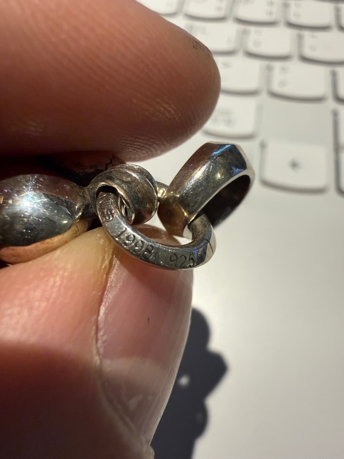 크롬하츠 하트 위드 베일 펜던트 상품이미지5