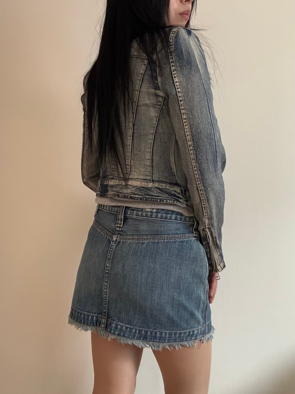 데님 라이더 자켓 상품이미지5