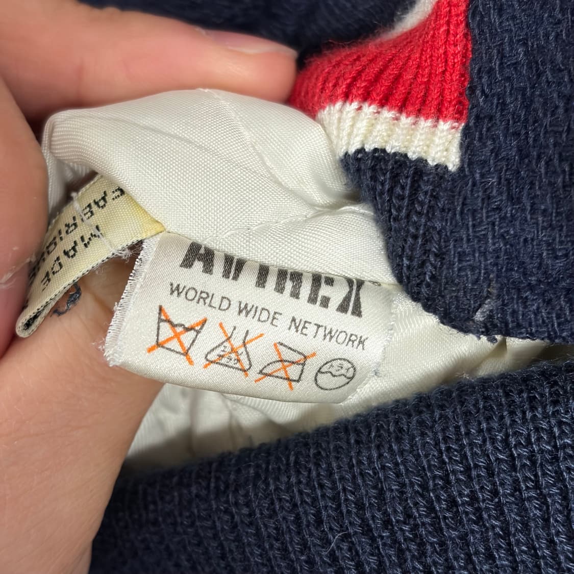 90S 아비렉스 울 바시티 상품이미지7