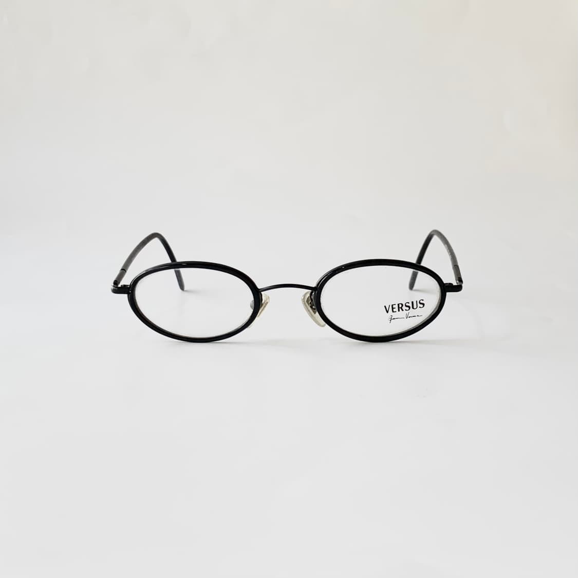 865 베르수스 VERSUS 빈티지 데드스탁 초경량 슬림 오벌 메탈 블랙 상품이미지2