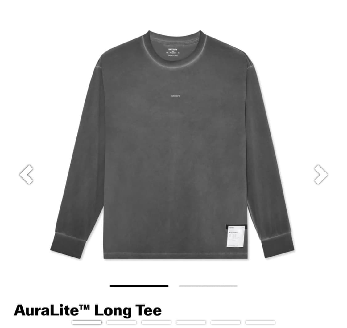 [새상품] 새티스파이 아우라라이트 롱 슬리브 블랙 상품이미지1