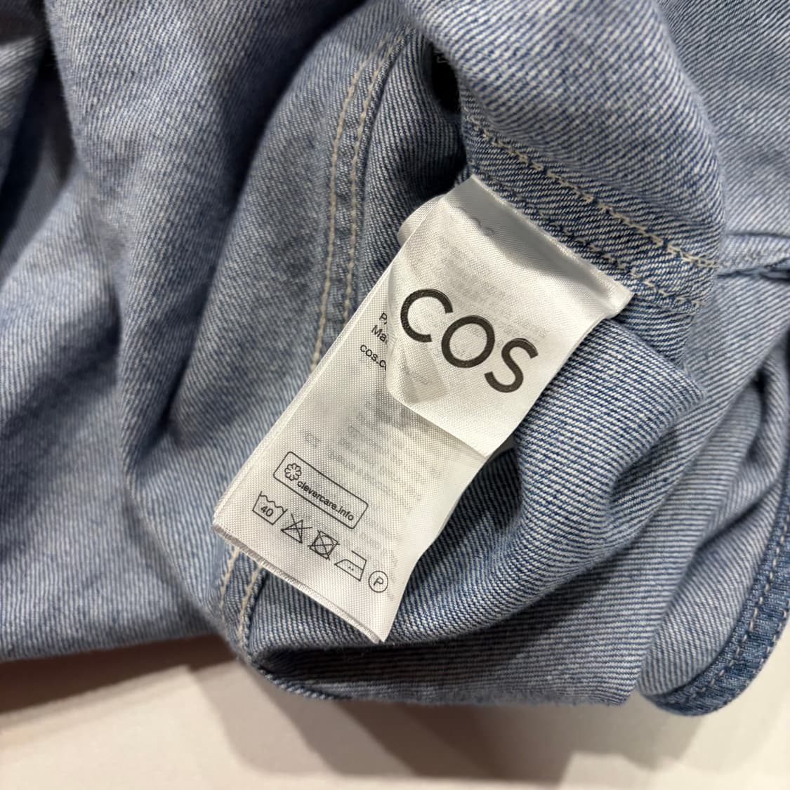[32] COS 코스 우먼 데님 셔츠 블루 C931 상품이미지7