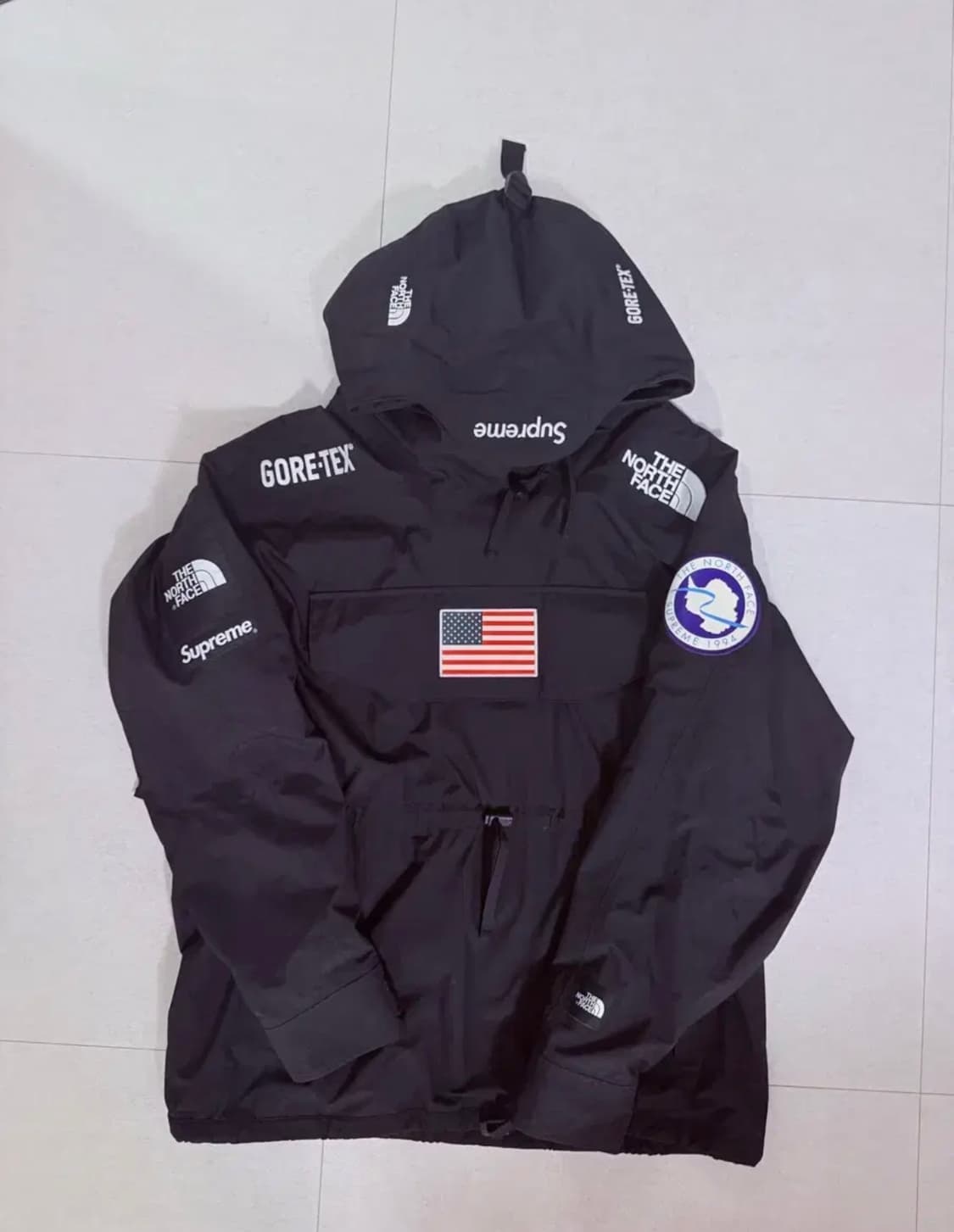 슈프림 노스페이스 안타티카 아노락 블랙 L 상품이미지1
