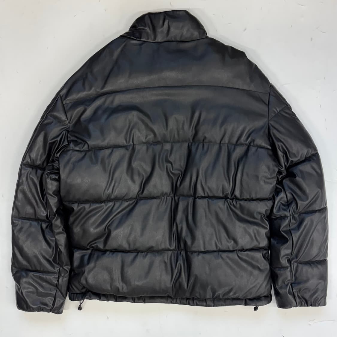 ZARA 페이크 레더 오버핏 푸퍼 패딩 상품이미지2