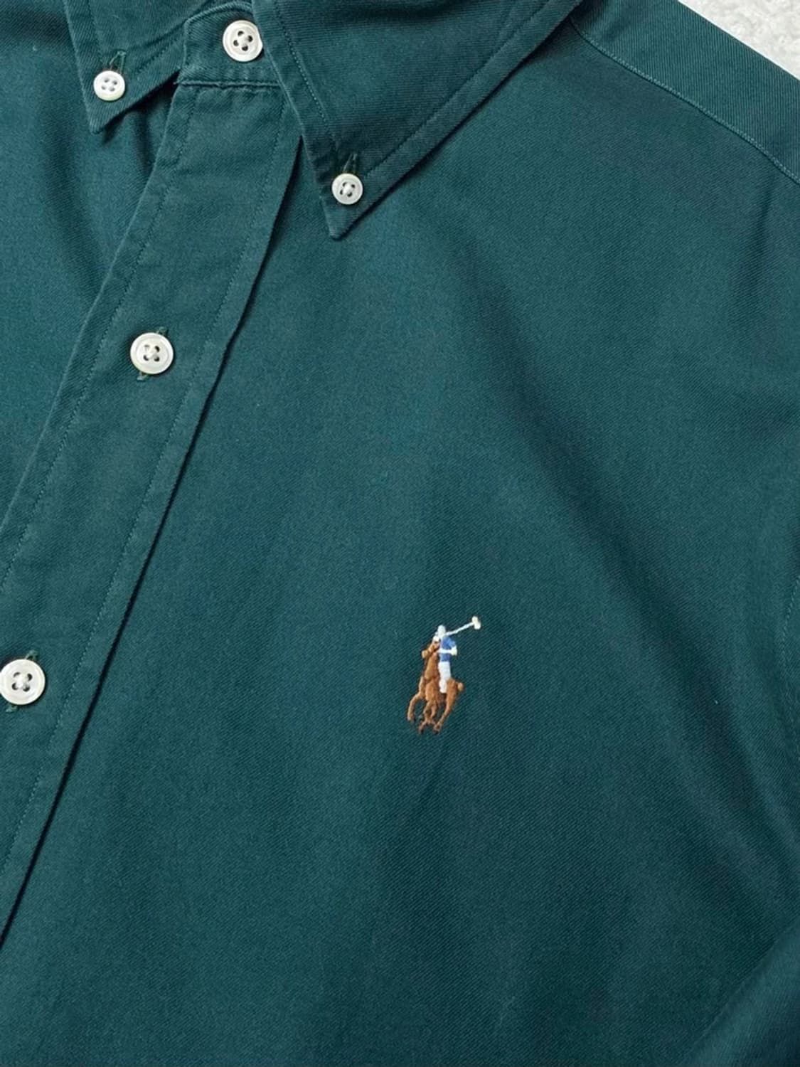 폴로 랄프로렌 90's 코튼 솔리드 로고 셔츠 PN5812 상품이미지3