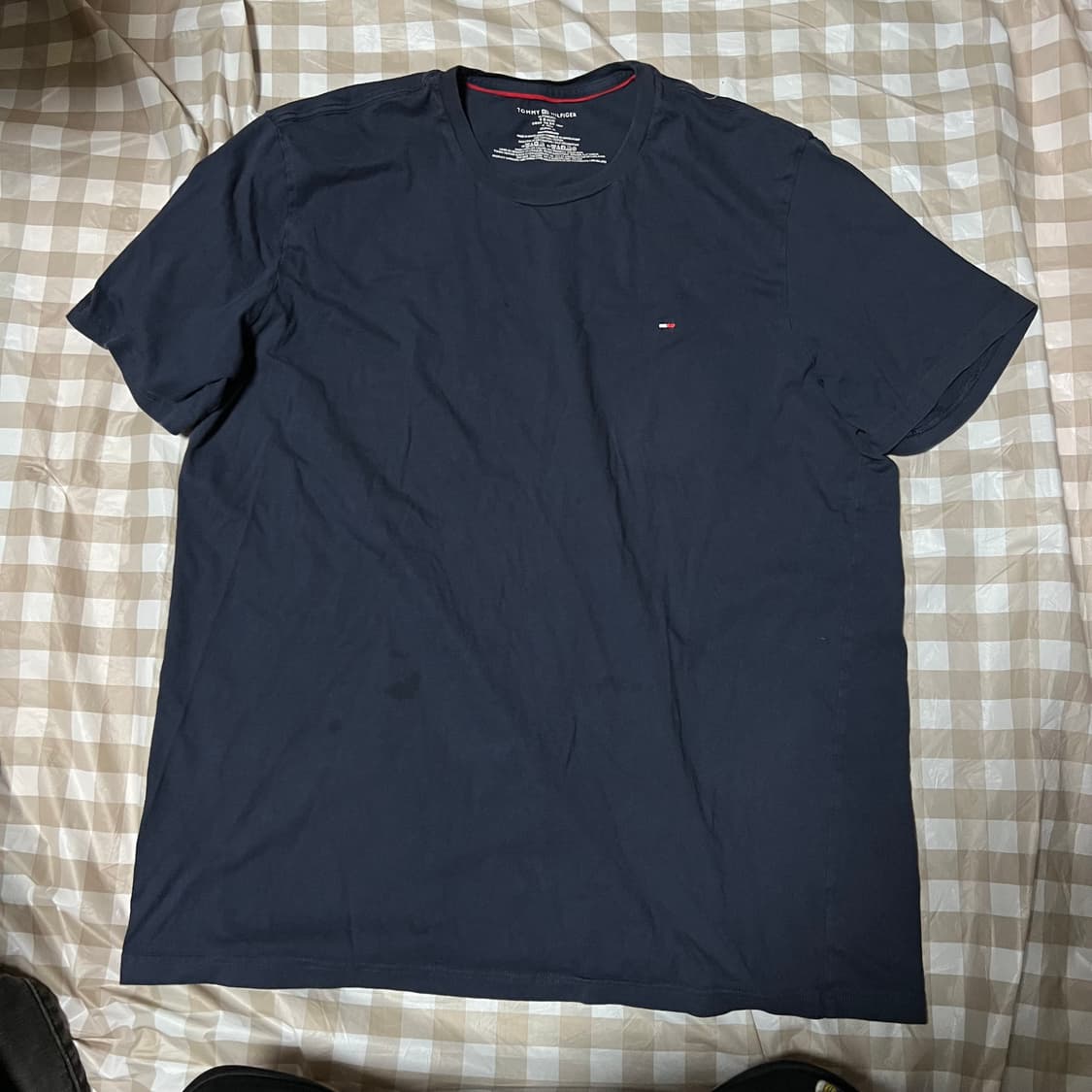타미힐피거 네이비 반팔 XL 반팔티 타미 힐피거 곤색 상품이미지1