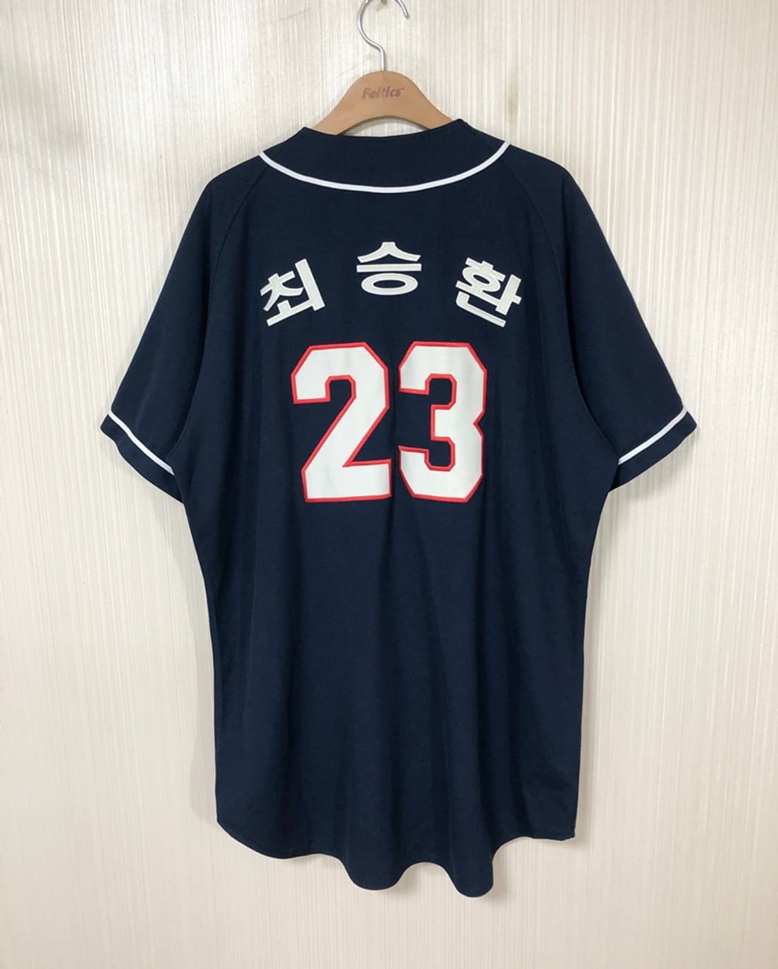 KBO 위팬 두산베어스 원정 선수실착 유니폼/져지 #23 최승환 상품이미지7