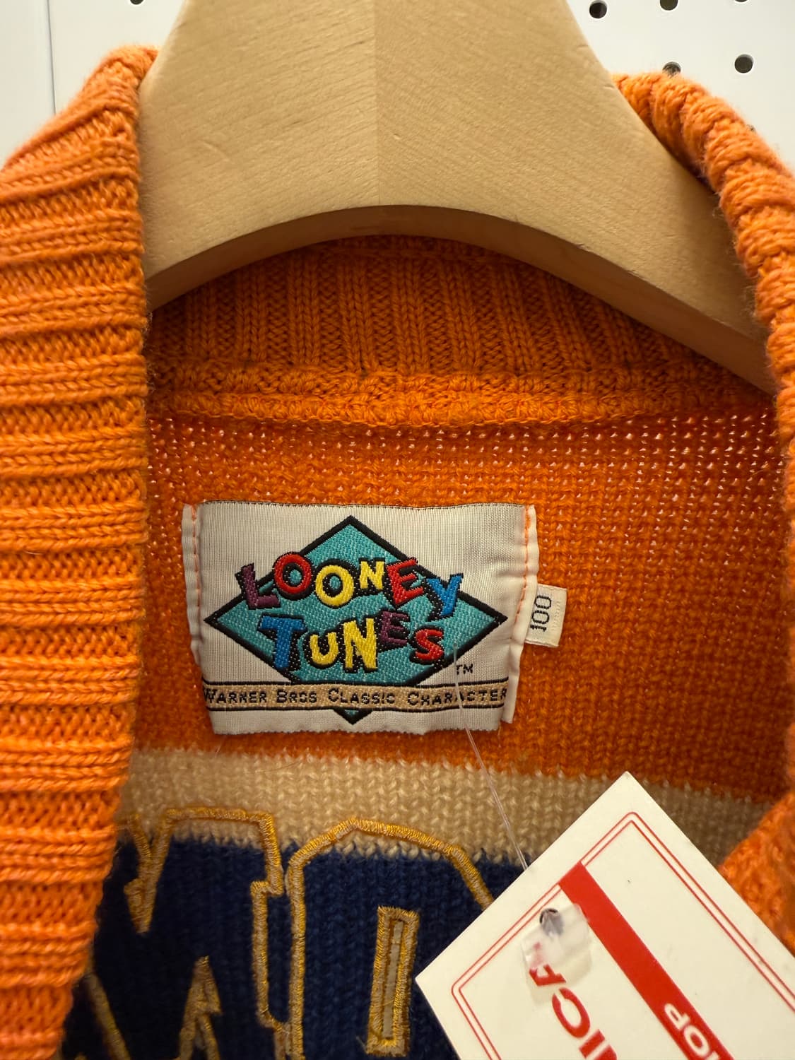 루니툰즈 캐릭터 니트 집업 가디건 U1728 상품이미지5