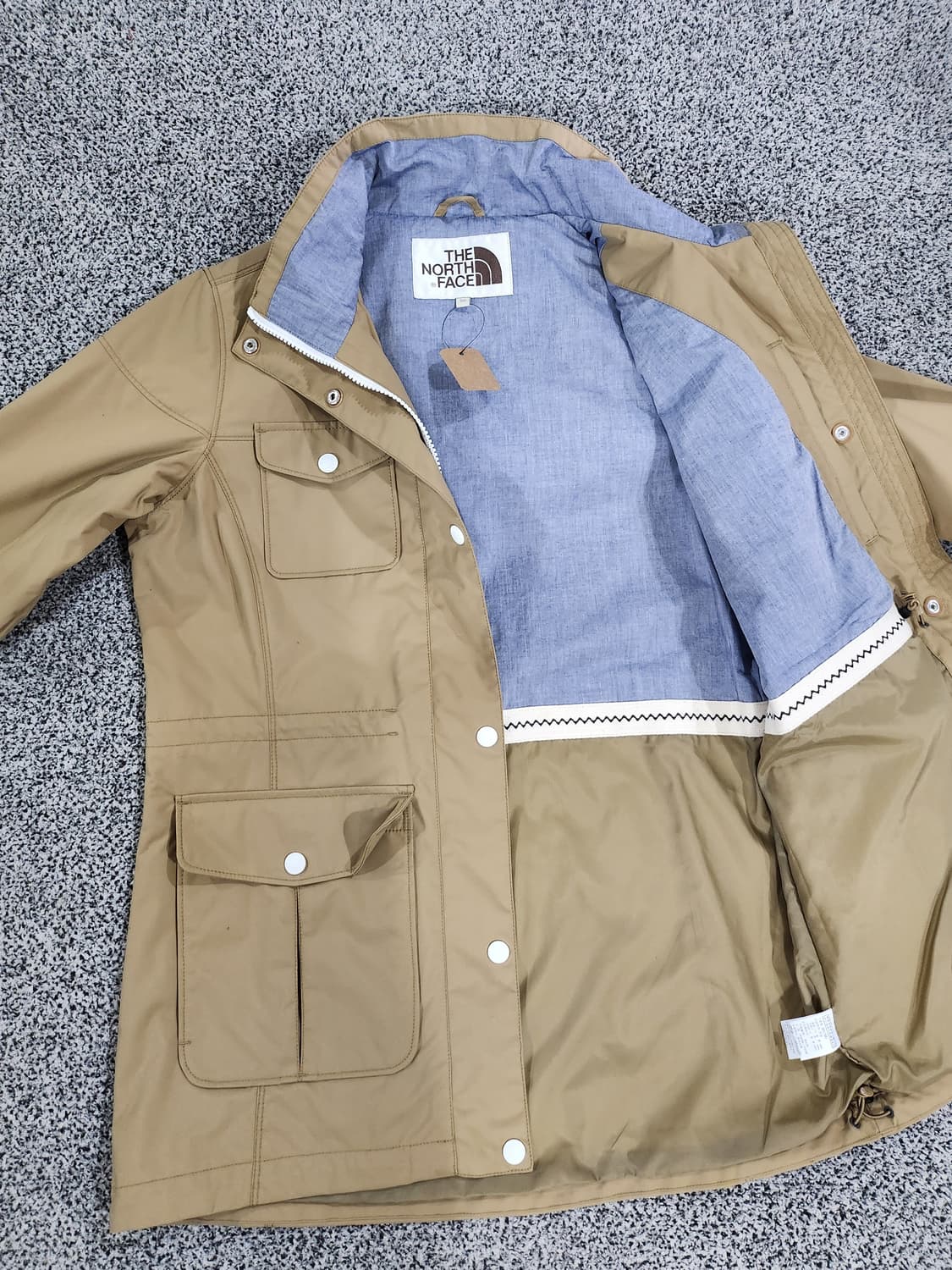 노스페이스 베이지 후드 자켓 상품이미지3