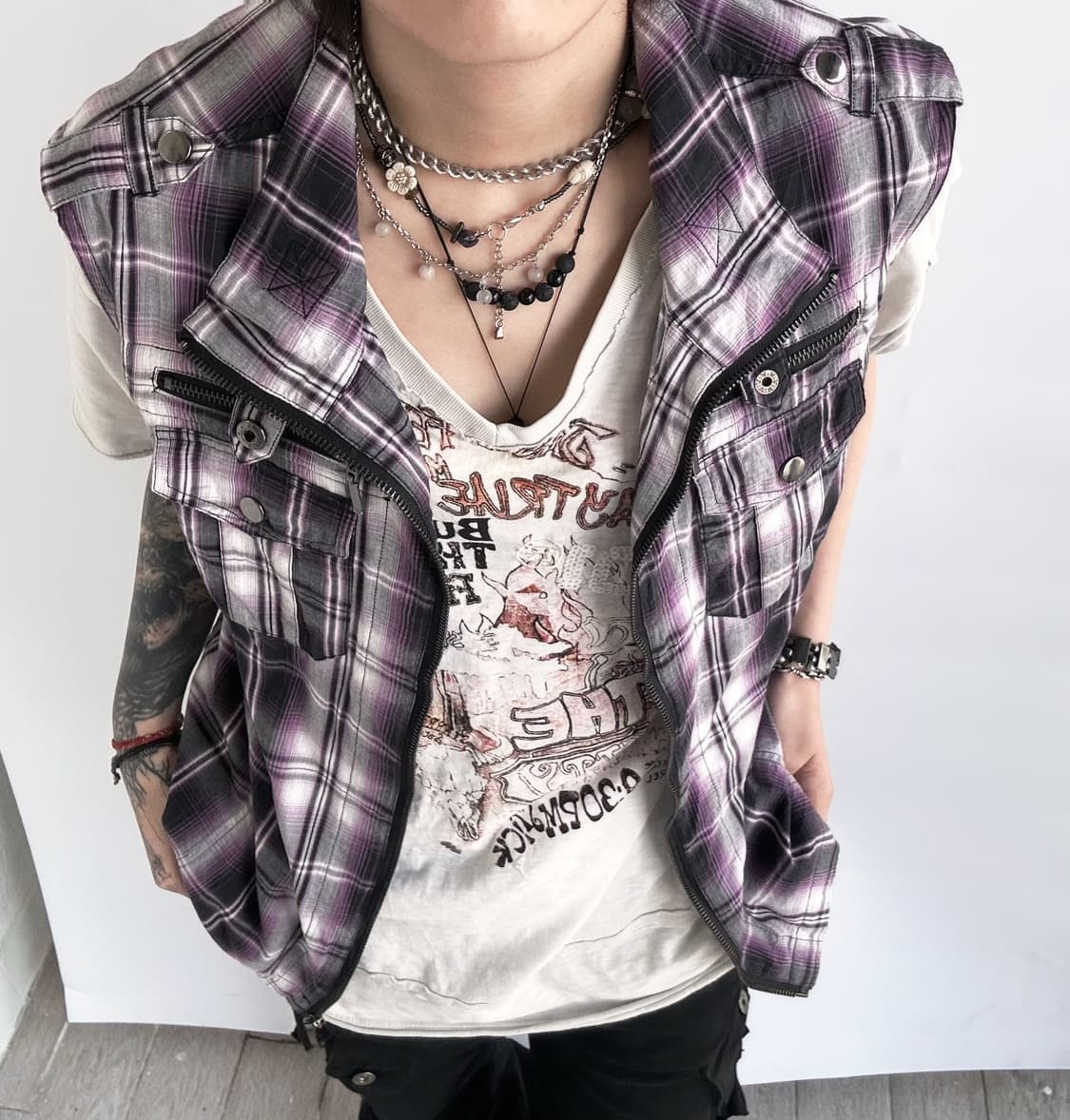 LEVIS 501 y2k printing 1/2 T 상품이미지1