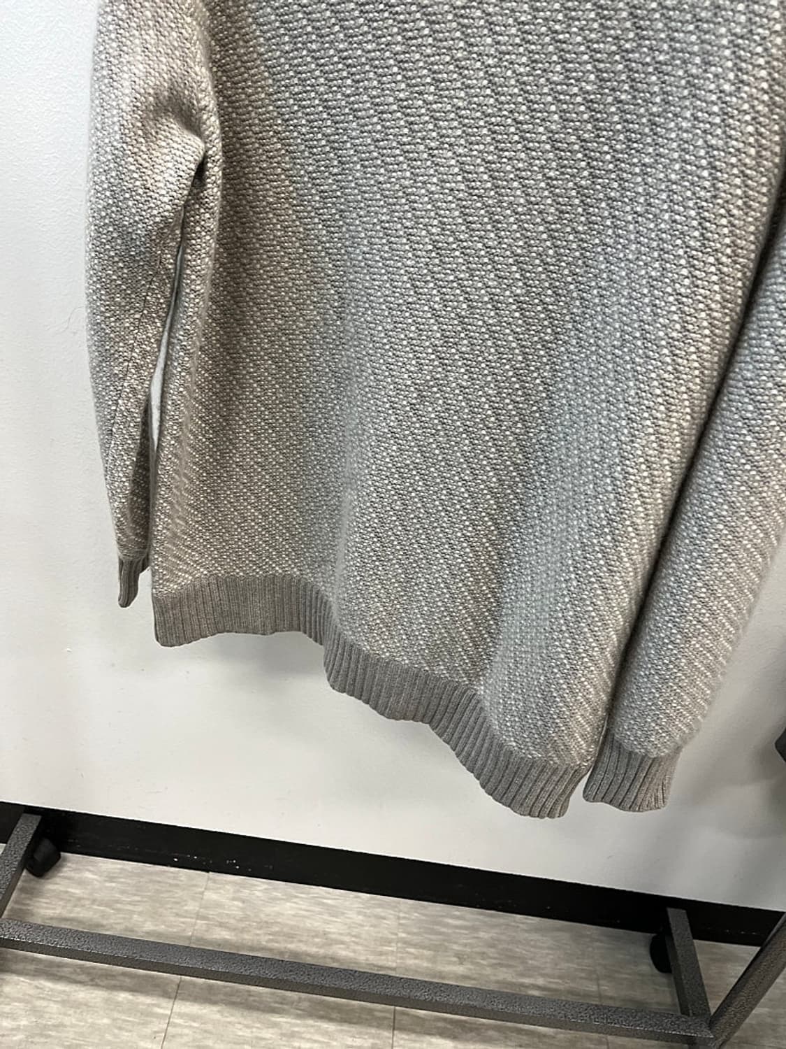 110) 로로피아나 신형 캐시미어 하프집업니트  상품이미지4