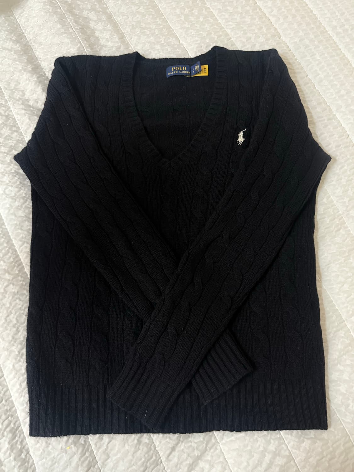 폴로 니트 블랙 상품이미지1