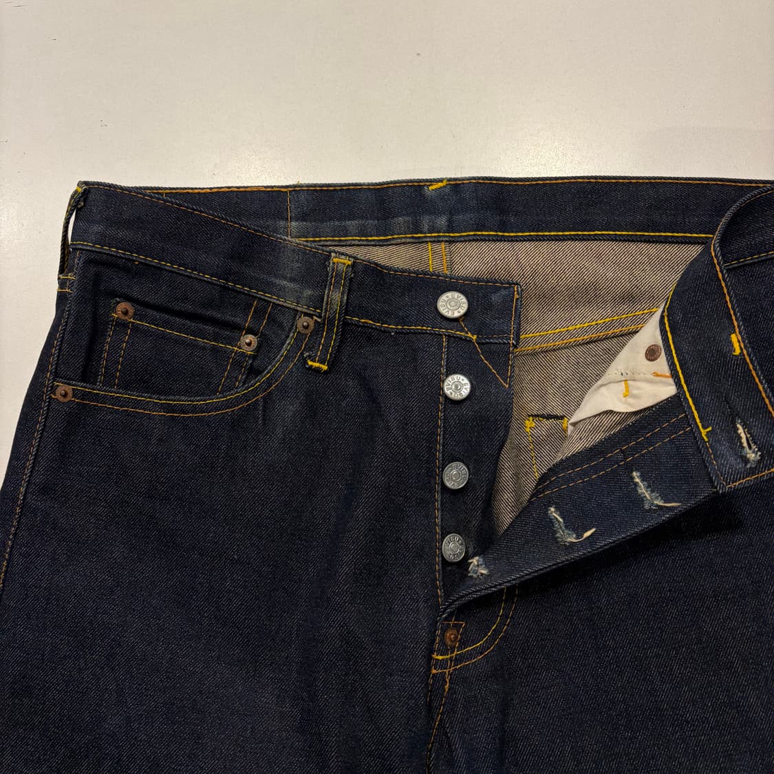 [34x32] EVISU 에비수 오사카 자수 데님 청바지 팬츠 E5 상품이미지7
