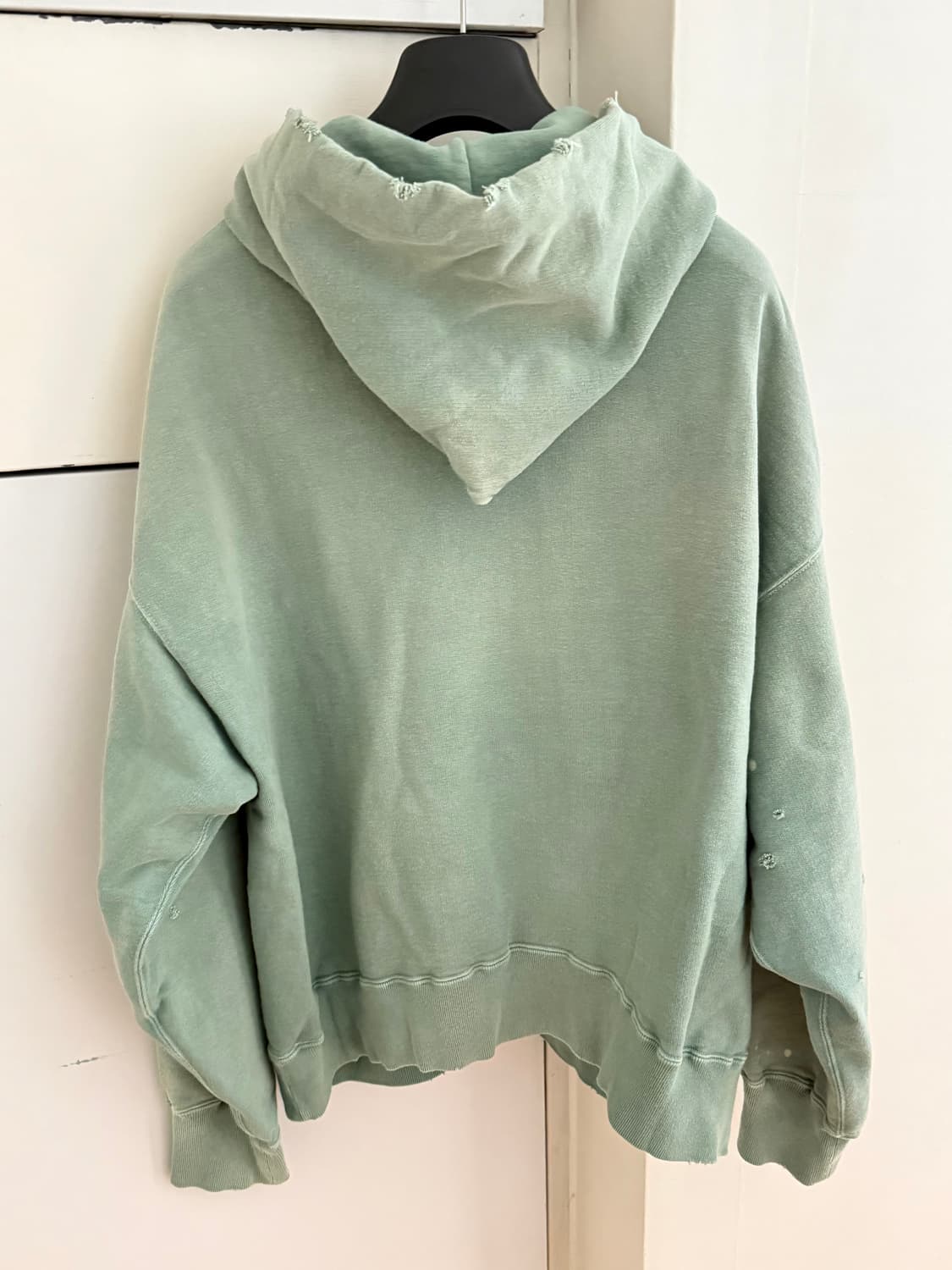 XL) 바우와우 후드 집업 그린에이징  상품이미지2