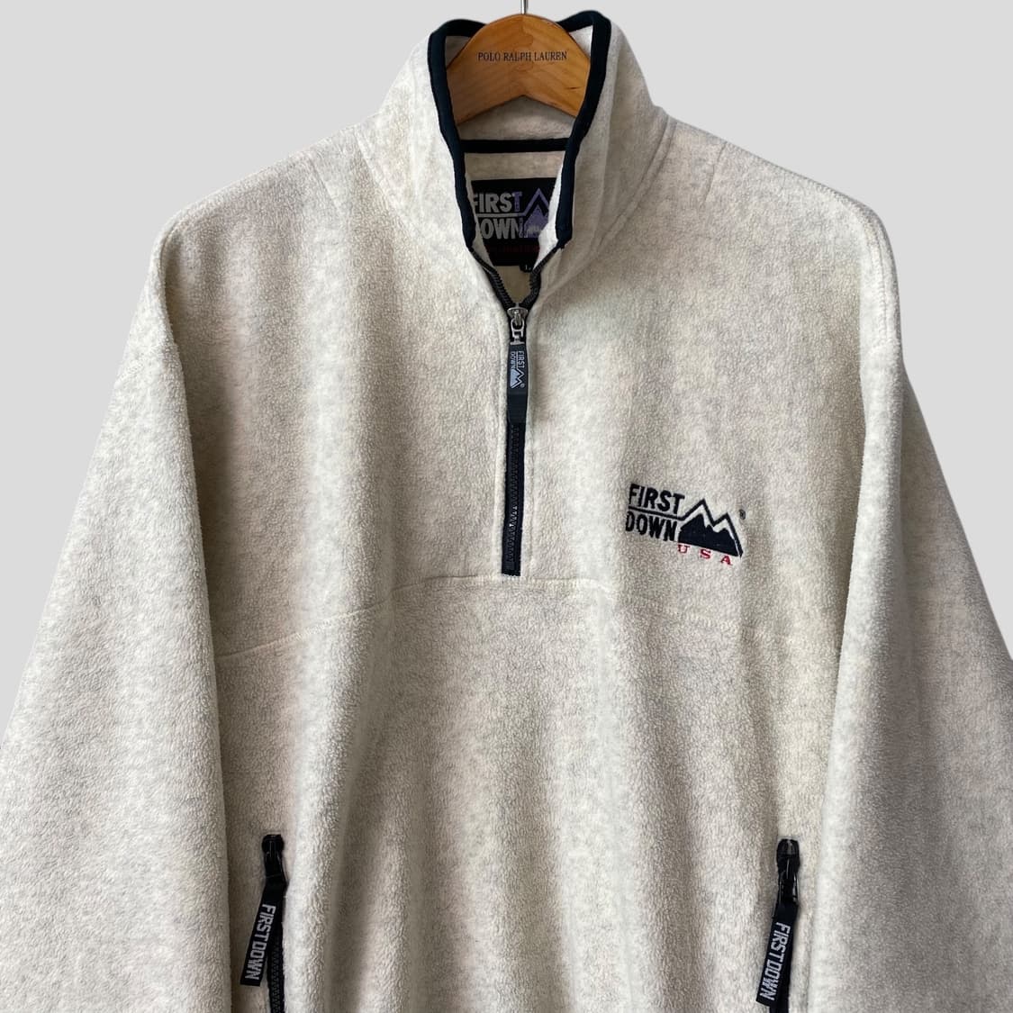 (L)FIRSTDOWN 퍼스트다운 하프집업 후리스  상품이미지2