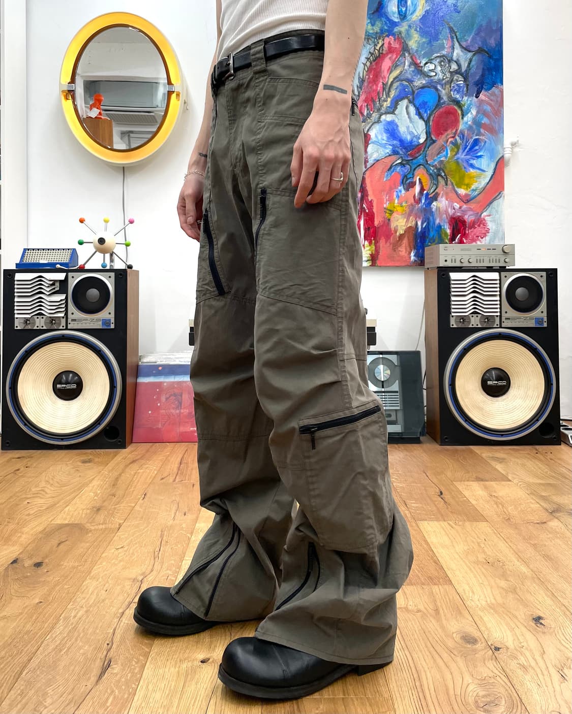 [2] 5351 pour les hommes 파라슈트 팬츠 상품이미지1