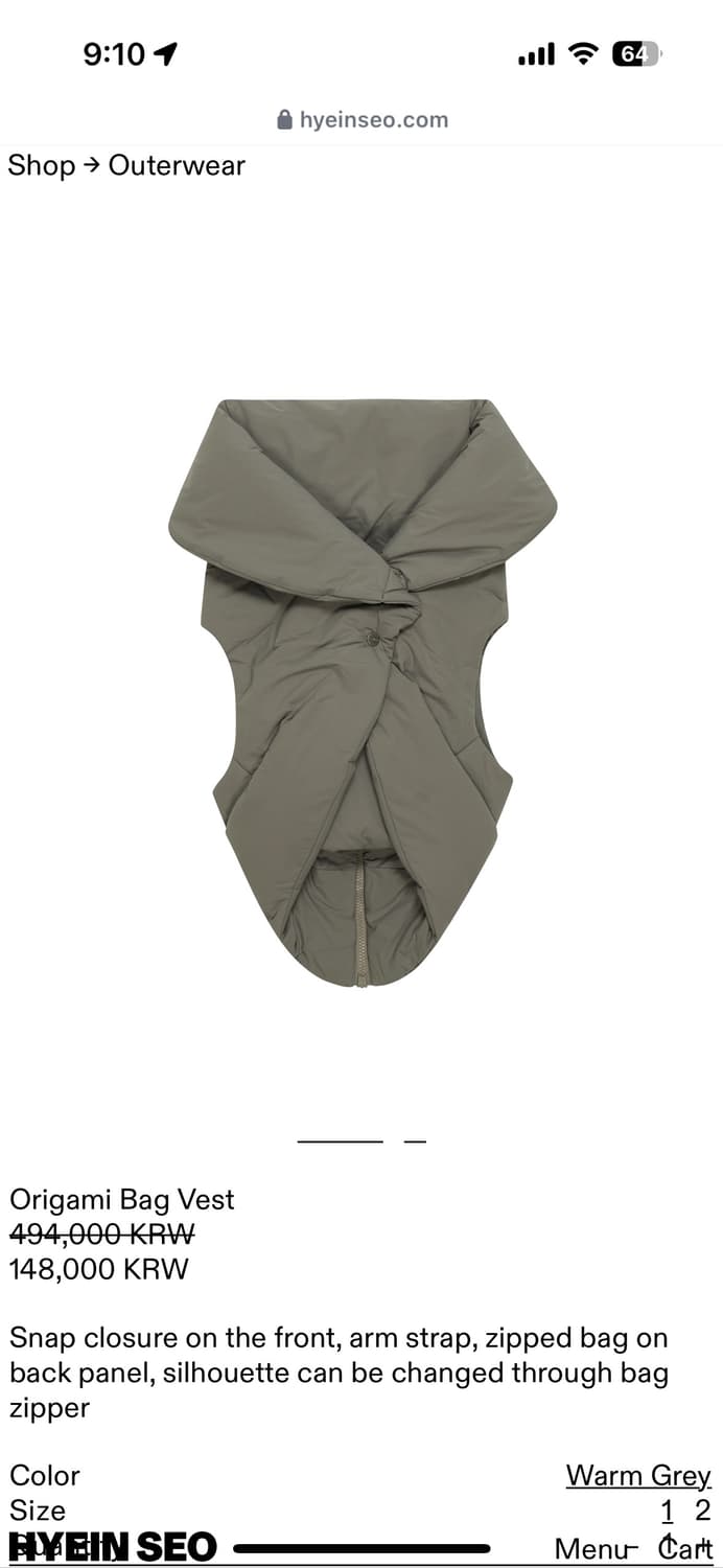 혜인서 오리가미 백 베스트2 상품이미지3