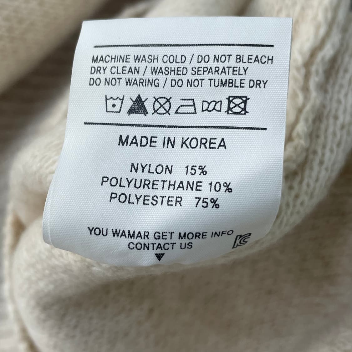 L cscompany 브이넥 크림 니트 0304S1 상품이미지4