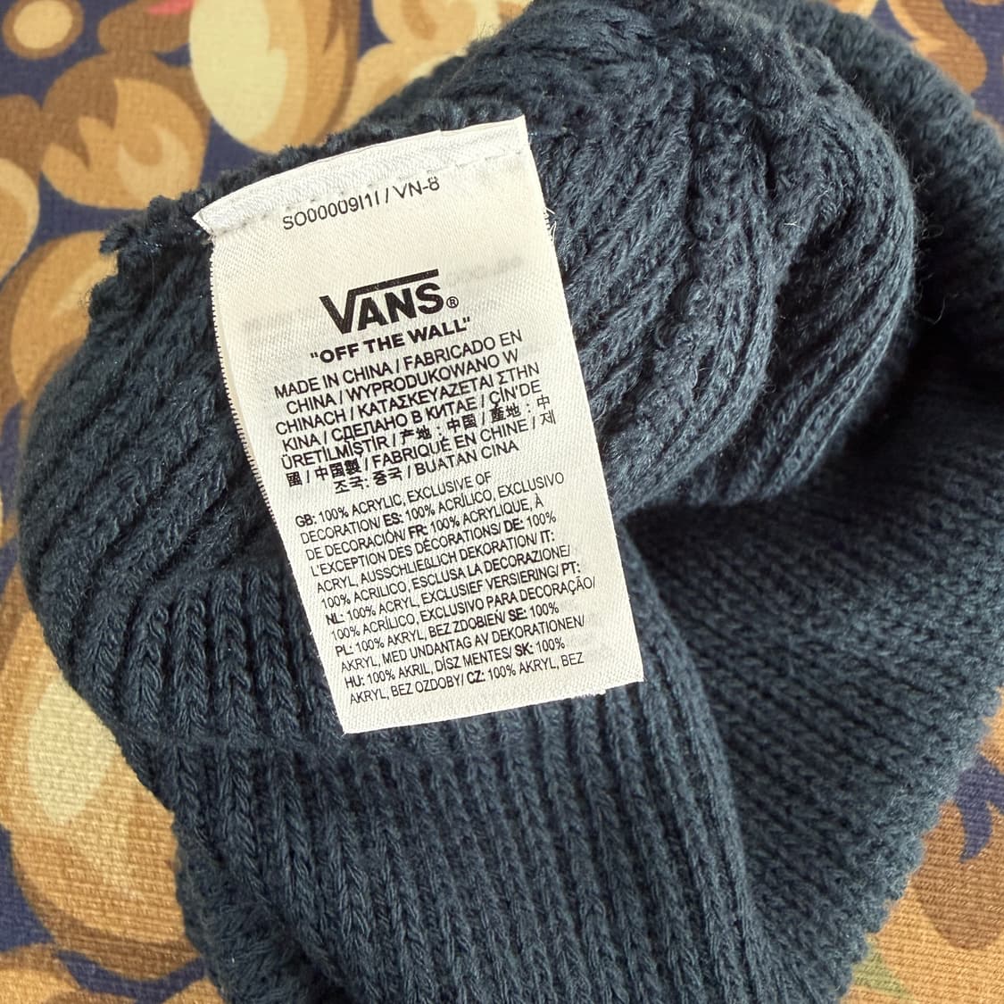 반스 VANS 베이직로고 비니(네이비) 상품이미지3