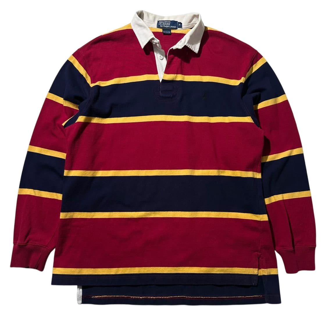 폴로 랄프로렌 스트라이프 보더 럭비 카라 티셔츠 상품이미지1