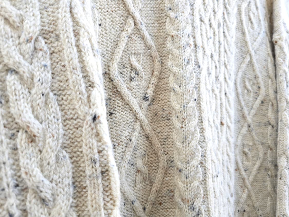 90s 브루스 필드 피셔맨 니트 (made in scotland) 상품이미지4