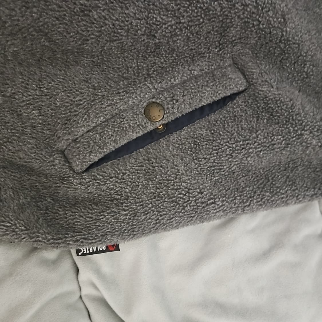 폴로 후리스 그레이 l 상품이미지4