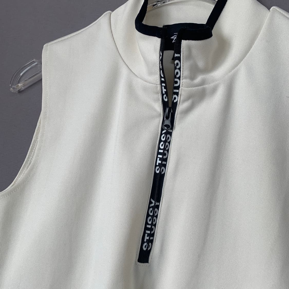 S STUSSY 스투시 젠슨 반집업 나시 상품이미지4