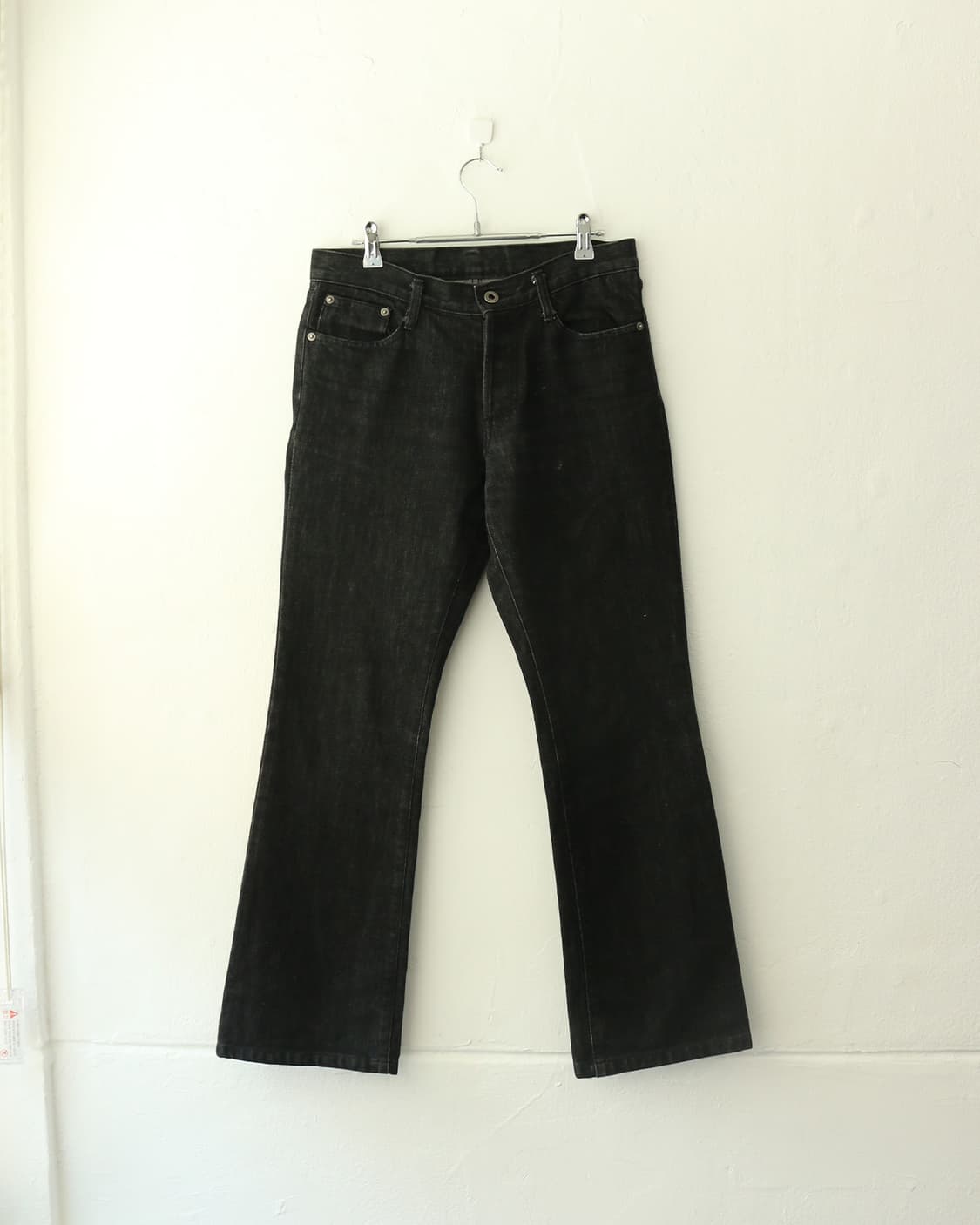 5351 Pour Les Hommes 부츠컷 블랙 진  상품이미지4