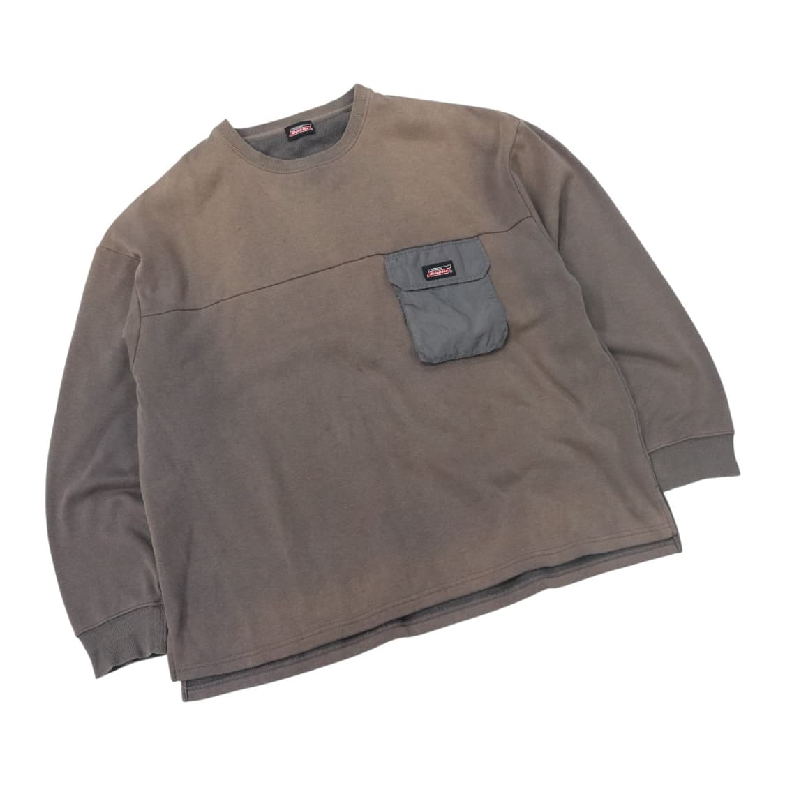 Dickies 디키즈 빈티지 페이딩 워싱 포켓 기모 스웻셔츠 (L) 상품이미지1
