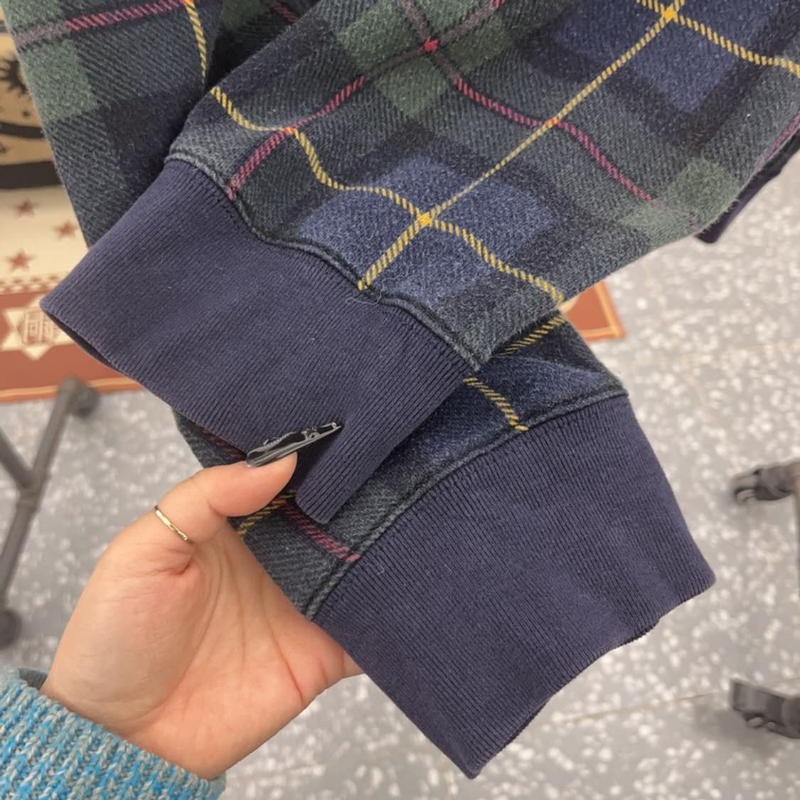 폴로 랄프로렌 빅포니 하이틴 블랙와치 타탄체크 자켓 XXL C08567 상품이미지8