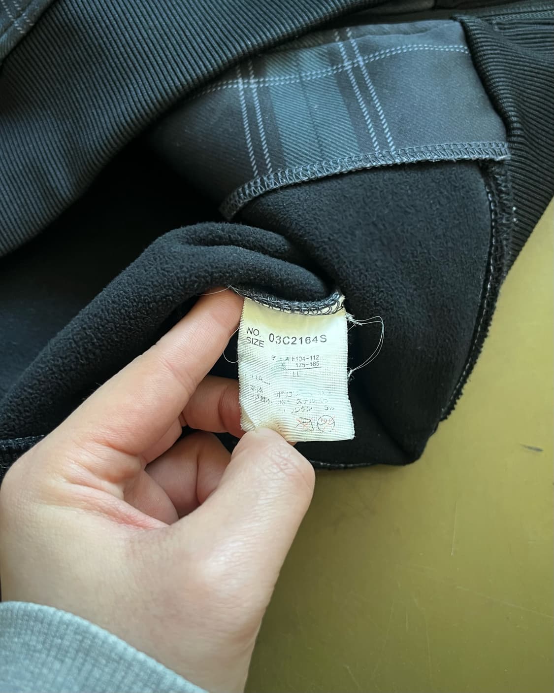 SemanticDesign High Neck Check Hood Zip 상품이미지6