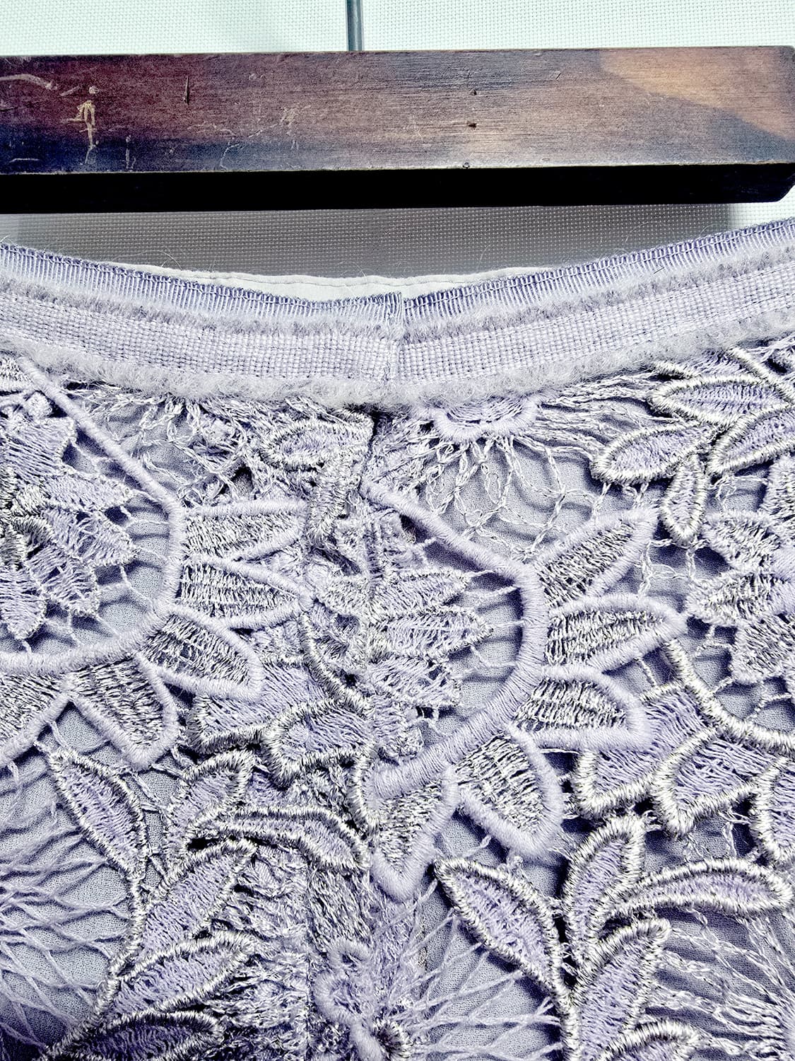 오즈세컨 레이스 스커트 퍼플 프릴 장식 상품이미지7